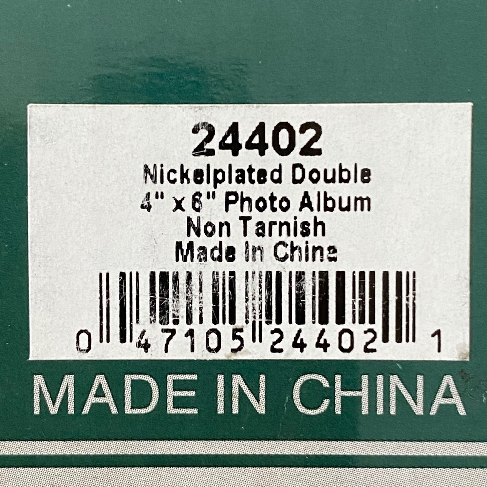 Sheridan Nickel-plated Double Photo Album BNIB - Picture 15 of 16